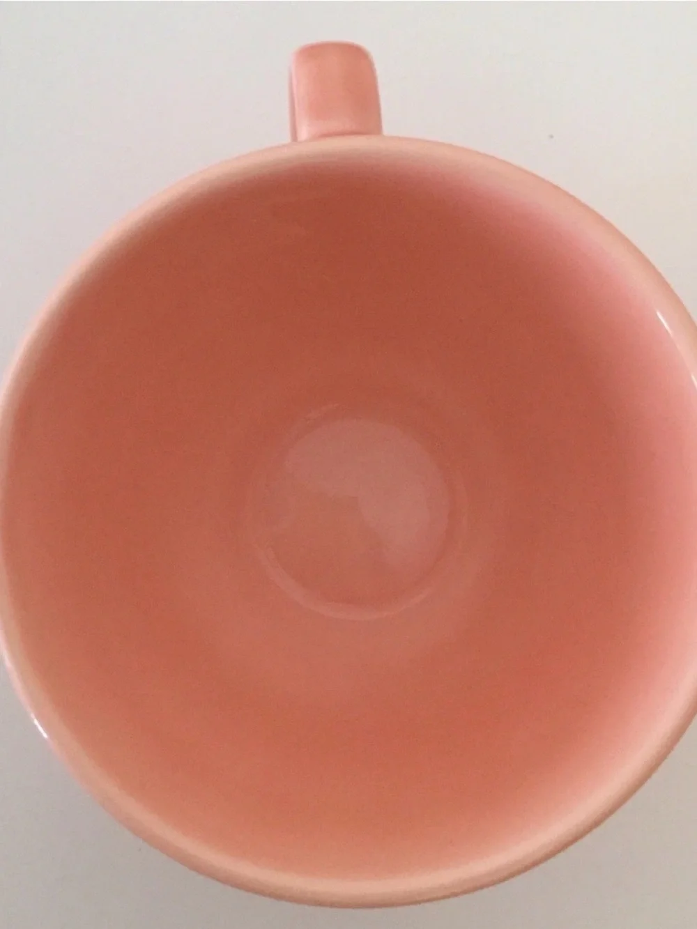 Pink Ceramic Cup - Scalloped Design
